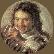 Boy holding a Flute (Hearing)